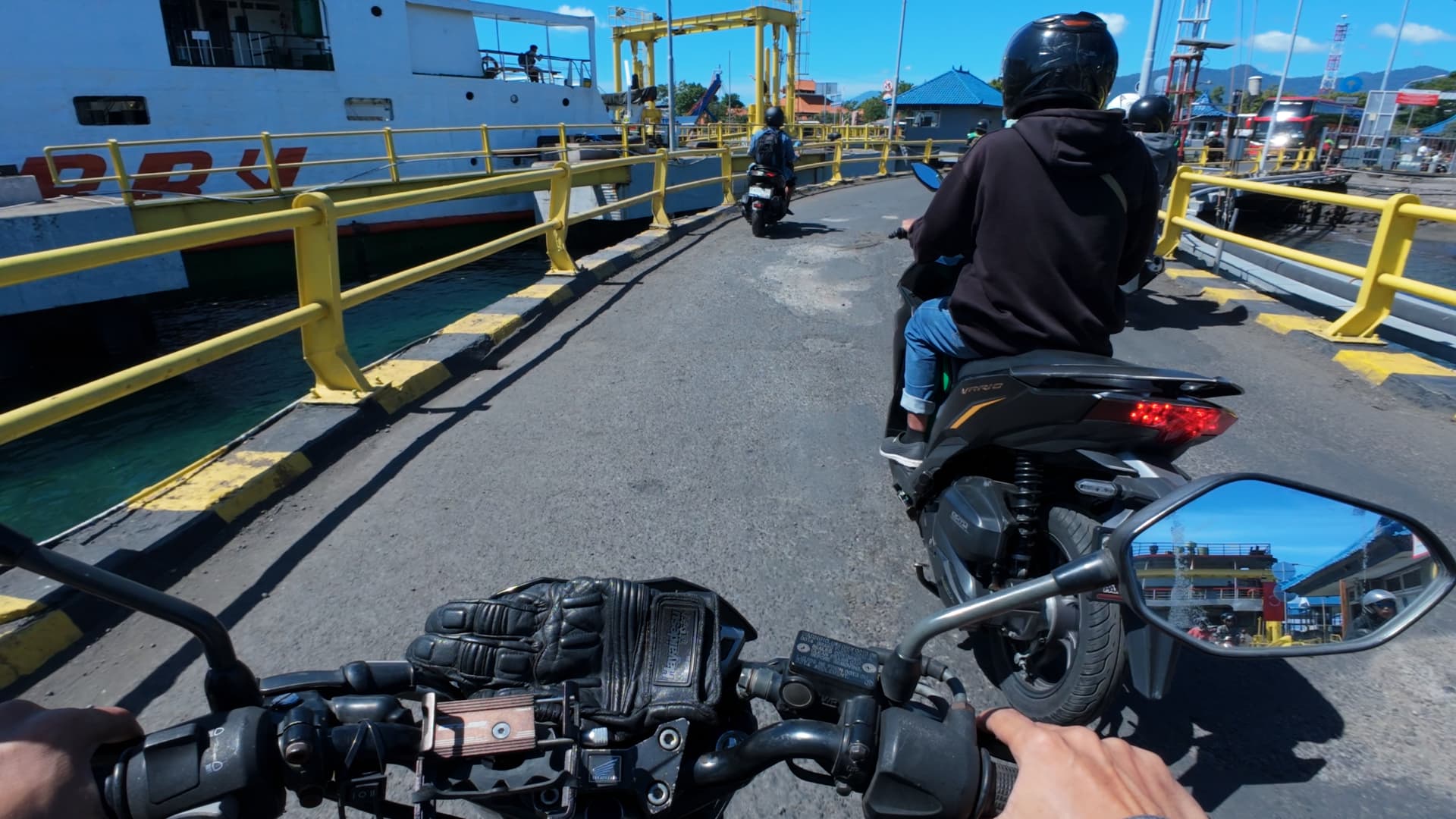 Crossing toward Gilimanuk